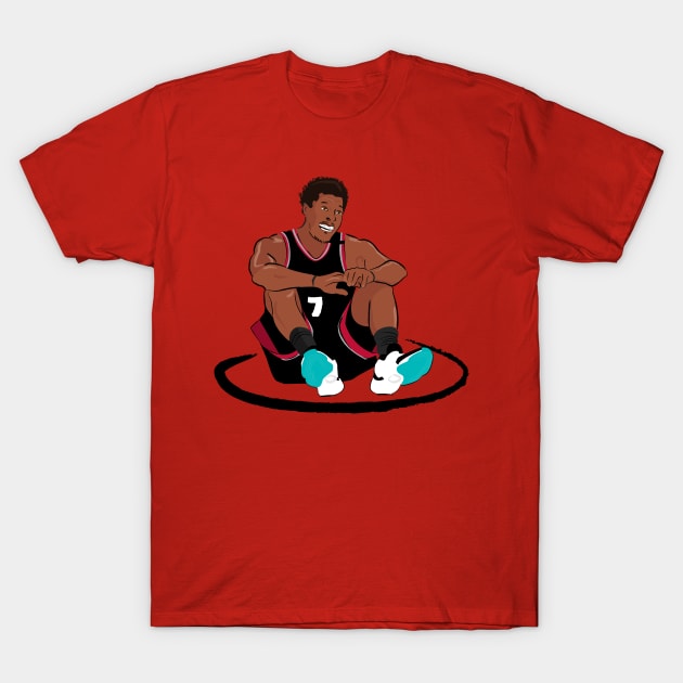 Kyle Lowry Over Everything T-Shirt by MDSmith29